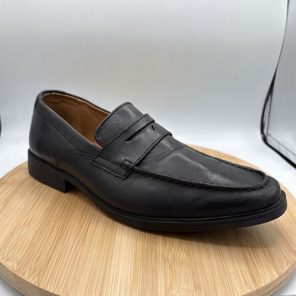 Clarks Collection Comfort Men’s Black Slip On Penny Loafers US 9M main image 4
